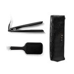 ghd Gold Hair Straighteners Gift Set – Amazon Exclusive with Paddle Hair Brush & Heat Resistant Bag, Professional Hair Styling for Smooth, Sleek, Shiny Results, All Hair Types (UK Plug)