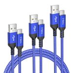 Elebase USB Type C Charger Cable 3 Pack 1.5/3.3/6.6FT,Charging Cord Replacement for Kindle Fire HD 7 2022 12th,10 9th 2019,8 10th 2020,Paperwhite 11th 2021 Generation,Samsung Galaxy S10 S20 S21 S22 22