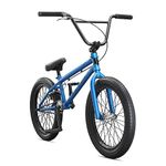 Mongoose Legion L100 Freestyle BMX Bike for Advanced-Level Riders, Adult Men Women, 4130 Chromoly Frame, Double Walled Rims, and 20-Inch Wheels, Blue