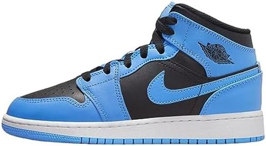 Jordan Boy's Air 1 Mid (Big Kid) University Blue/Black/White 5.5 Big Kid M