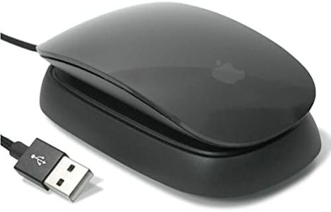 Ascrono - Charging Station Compatible with Apple Magic Mouse 2 - Dark Grey - Perfect Accessories | Usable As Charging Dock, Stand & Charger | Includes 5ft (1.5m) USB-A Cable