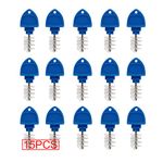 15 Pack Beer Tap Plug Brush, Beer Faucet Brush Plugs,Beer Faucet Tap Cleaning Plug (Blue)