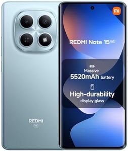 XIAOMI Redmi Note 15 5G, Smartphone 8+256 GB, Ultra-slim Design, IP65 Water Resistance, 108MP Super-clear Camera, 6.77" FHD+ Display, Glacier Blue, Warranty 2 years, Charger Not Included