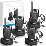 eSynic 4Pack Professional Walkie Ta