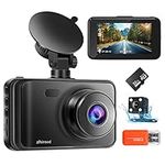 Dash Cam Front and Rear with 32GB SD Card 1080P FHD Dashcam for Car Dual Dashboard Camera with Night Vision,Loop Recording,G-sensor,Park Mode