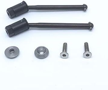 1 Pair KingVal Replaced Front Steel#45 CVD Shaft (49MM)- MYT249SC for AXIAL-1/18 YETI JR AX90052-1001