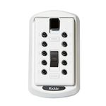 Kidde 001413 Push Button Combo 2-Key Lock Box, White