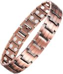 Feraco Men's Copper Magnetic Bracel