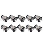 Electronic Spices 10mm Metal Led Light Mounting Holders Pack of 100pcs