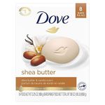 Dove Purely Pampering Beauty Bar, Shea Butter 4 Oz, 8 Bar