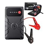 YiYLunneo 30000Mah Car Jump Starter 12V Power Bank Car Battery Charger Car Emergency Booster Starting Device Peak Current 1000A for Off‑Road Vehicles (Ordinary Clip)