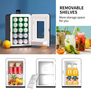 Mini 15L Portable Fridge – Compact Personal Cooler & Warmer