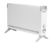 Dimplex Freestanding and wall mountable Convector with electronic thermostat Plus 7 day timer, White/Grey, 3 kW