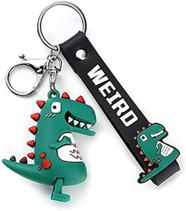 Tuxiaobu Cute Keychain, Small Dinosaur Keychain with A Detachable Keyring Car Keychain Handbag Charm Keychains for Women