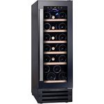 19 Bottle Capacity Single Zone Slimline Wine Cooler - Black