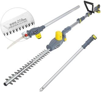 FANZTOOL 2in1 Akku Teleskop Heckenschere Hochentaster, Säbelsäge mit 20V/2Ah Li-Ion-Akku, Schnellladegerät, 45 cm Schwertlänge,Teleskopstiel bis 3,2 M. Ultra-leichtgewicht-Säge, Designed in JAPAN