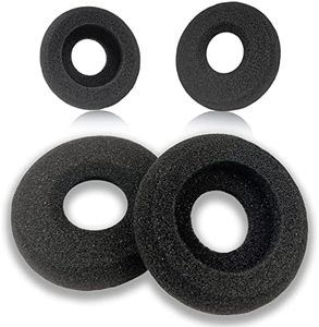 Ear Cushions for Plantronics Headset Earpads Replacement Foam Ear Pad Designed for Plantronics HW251N HW261N HW510 HW520 Blackwire C320 3210 3220 3320 Jabra PRO 920 Biz 1500 GN2000 Headphones (4 Pack)