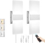 ENCOMLI Plug in Wall Sconces with S