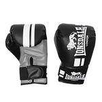 Lonsdale Contender Gloves Boxing Kick MMA Hand Wraps Mitts Fight Training Black S-M