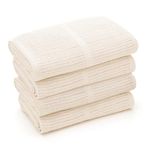 Bloomsbury Mill - Cellular Blankets Baby - Soft Organic Cotton Baby Blanket - Pack of 4 - Ideal Value Pack for Early Years Nurseries - Use for Travel, Car Seat, Pram, Moses Basket - Cream - 75x95cm