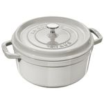 STAUB ROUND COCOTTE 5.5Q/5.2L TRUFFLE, 5.5 quarts (40501-413)