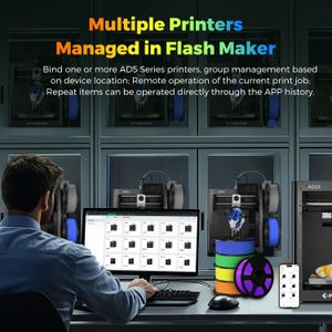 FLASHFORGE AD5X Multi-Material 3D Printer – High Precision, Large Build