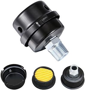 ZHONG AN 1/2"PT 20mm Air Compressor Silencer Filter, Thread Metal Air Compressor Intake Filter Sound Muffler Silencer, Air Compressor Replacement Parts