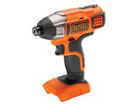 BLACK+DECKER 18V Cordless Impact Driver - Bare Unit (Battery not included), BDCIM18N-XJ