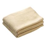 Waxacar 2 x 3 sq ft Chamois Leathers for Cars, Large Shammy Cloth Absorbent Car Drying Towel Natural Leather Lint Free Streak Free for Auto Detailing, Glasses, Mirrors, Windows and Kitchen