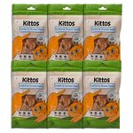 Kittos Sunfish & Chicken Twirls Cat Treats for Training & Rewards - Protein-Rich, Healthy & Tasty Snacks for All Life Stages, 35 gm Each (Pack of 6)