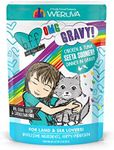 Weruva B.F.F. OMG - Best Feline Friend Oh My Gravy!, Seeya Sooner! with Chicken & Tuna in Gravy Cat Food, 2.8oz Pouch (Pack of 12)