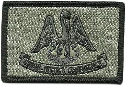 Gadsden and Culpeper Tactical State Patch - Louisiana (ACU-Silver/Black)