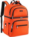 Cooler Backpack,Insulated Backpack Cooler Leakproof Double Deck Cooler Bag for Men Women RFID Lunch Backpack