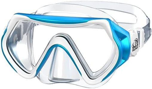 Findway Gafas de Buceo Niños,Máscara de Buceo y Snorkeling para 4-16 Años Niños Niñas Jóvenes Máscara de Snorkel con Cubre Nariz,Antivaho Antifugas Vista Clara Gafas de Natación para Niños