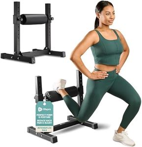Lifepro Bulgarian Split Squat Stand - Durable At-Home Single Leg Squat Stand with Adjustable Leg Squat Roller Rack Attachment & Comfortable Padding for Extended Comfort While Training