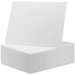 SINJEUN 30 PCS 17 x 13 Inches Corrugated Plastic Sheet, White Plastic Board Sheets, Lightweight Blank Yard Signs Poster Board Signs for Yard Garage Sales, Advertising Messages, Classrooms