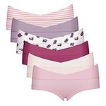 Intimate Portal Maternity Pants Under Bump Pregnancy Knickers Postpartum Underwear 6-pk Florale S