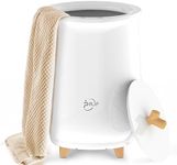 Towel Warmer, Heated Towel Warmer Bucket for Bathroom, Large Towel Warmers for Bedroom, Auto Shut Off, Fits Up to Two Oversized Towels, Bathrobes, Blankets, Pajamas Gifts for Mom,Dad,Him,Her White