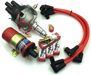 AccuSpark Performance Lucas 25D type Electronic Distributor Ignition Pack For MGB 1962-1974 (RED HT leads)