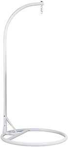 Flying Arrow Garden Outdoor/Indoor Swing/jhoola/hammocks (Brown Stand Standard Size) (White)