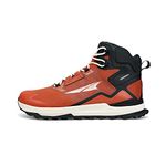 ALTRA Men's AL0A7R6U Lone Peak All-WTHR Mid 2 Trail Running Shoe, Dark Clay - 9 M US, Dark Clay, 9