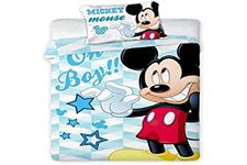 Disney Mickey Mouse M05 Baby Reversible Bed Linen 100 x 135 cm 100% Cotton