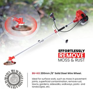 BU-KO 52cc Petrol Strimmer – Powerful Grass Trimmer