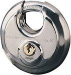 Master Lock 40EURD Marine Disc Padlock with Key, Grey, 9,6 x 7 x 2,8 cm