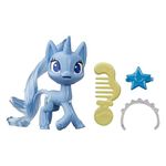 MY LITTLE PONY Rainbow Dash Potion Pony, 3-Inch Blue Pony Toy with Brushable Hair, Comb, 4 Surprise Accessories