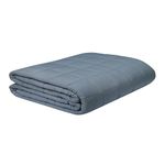 Mysa Sleep Kids Below 10 Years Weighted Blanket - Breathable Microfiber with Premium Glass Beads (Grey 41" x 60" 7 LB)