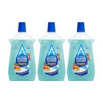 Astonish Floor Cleaner – Built-in Dirt-repelling Technology – Prevents Further Staining – Streak-Free Cleaning – Neutralises Unwanted Odours - Tropical Breeze Fragrance - Multipack of 3 x 1L