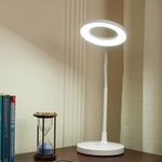 Amazon Basics 9W, Dimming Halo Rechargeable Table Lamp, 3 Colors (Cool Day Light, Neutral White and Warm White), Pack of 1, LED