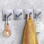 [4 Pack] Stainless Steel Wall Hook,