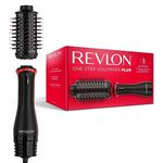 Revlon One-Step Volumiser Plus (Detachable Head, Ceramic Titanium Barrel, Mixed Styling Bristles with Activated Charcoal Pins, Tourmaline Ionic Technology) RVDR5298UK